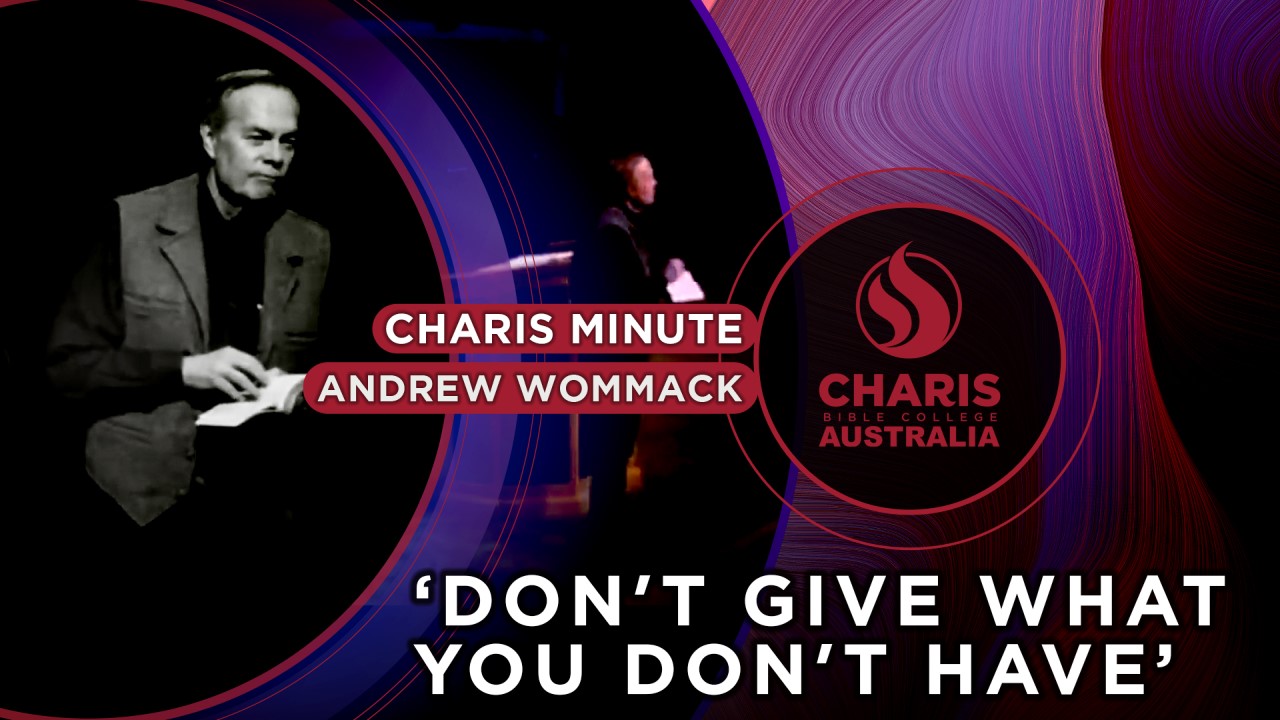 Don't Give What You Don't Have