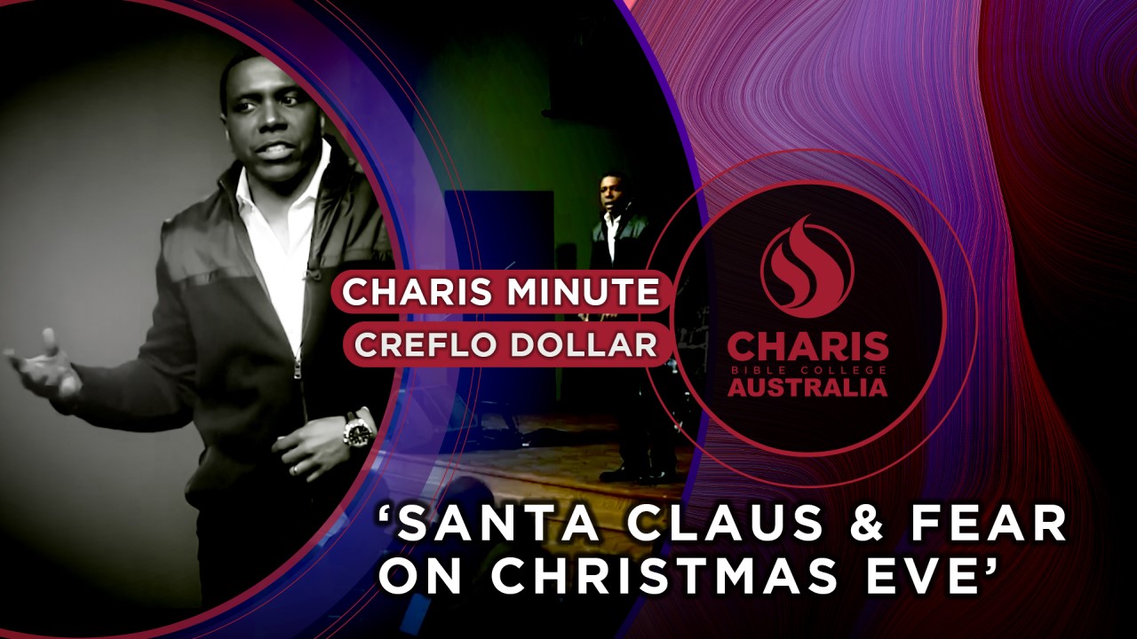 Santa Claus And Fear On Christmas Eve