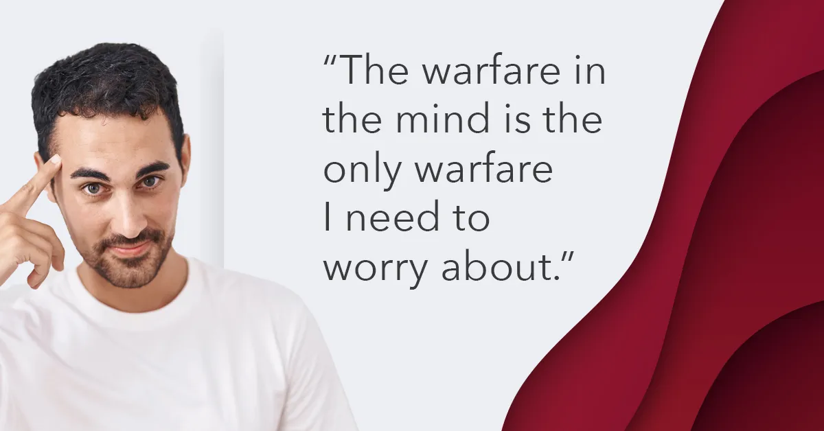 What does spiritual warfare look like thinking